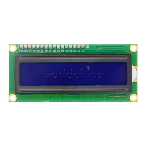 Blue Display Iic/i2c/twi/sp​​i Serial Interface 1602 16x2 Lcd Module Top
